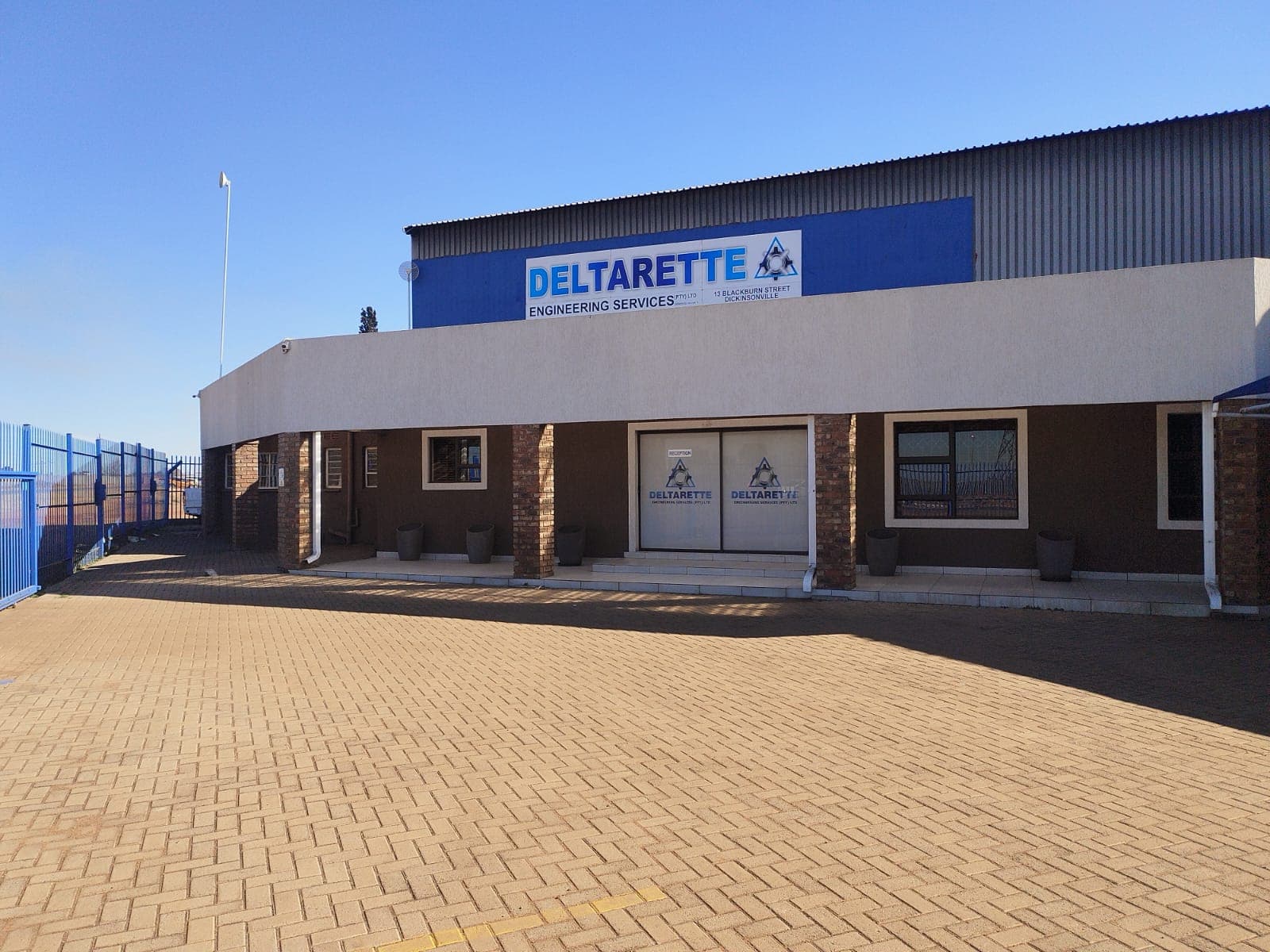 Deltarette Engineering Services building in Dickinsonville